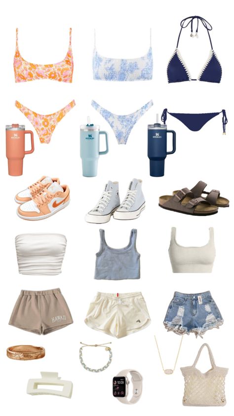 Sommer Strand Outfit, Beachy Summer, Beachy Outfits, Beach Inspo, Preppy Summer Outfits, Outfit Inspo Summer, Casual Preppy Outfits, Cute Lazy Day Outfits, Trendy Outfits For Teens