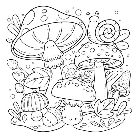 Witchy Coloring Pages Free Printable, Kawaii Coloring Book, Stitch Coloring, Forest Coloring, Kids Animals, Detailed Coloring Pages, Free Adult Coloring Pages, Printable Adult Coloring Pages, Unicorn Coloring Pages