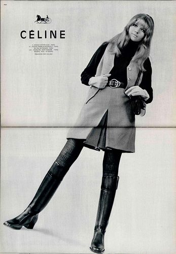 1967 CELINE Celine Advertising, Celine Editorial, Editorial Archive, 1967 Fashion, Old Celine Campaign, Yves Saint Laurent 1960s Fashion, 1960s London, Celine Vintage, Vintage Celine