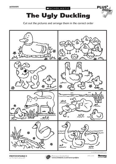 Ugly Duckling sequencing pictures - free Fairy Tales Sequencing, Story Sequencing Worksheets, Sequencing Activities Kindergarten, Early Years Teaching, Fairy Tales Unit, Wristband Template, Sequencing Pictures, Sequencing Worksheets, The Ugly Duckling