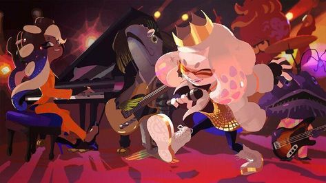 Nintendo Switch Splatoon, Pearl And Marina, Splatoon 3, Off The Hook, Squid Games, The Hook, Splatoon, Game Art, Album Covers