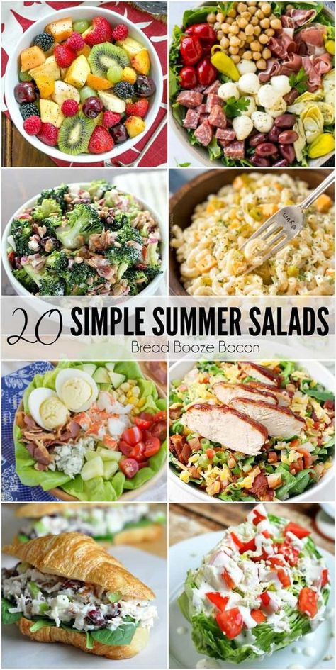 Light Summer Meals, Salad Cucumber, Different Salads, Easy Summer Dinners, Summertime Recipes, Summer Recipes Dinner, Easy Summer Meals, Summer Cooking, Summer Eating