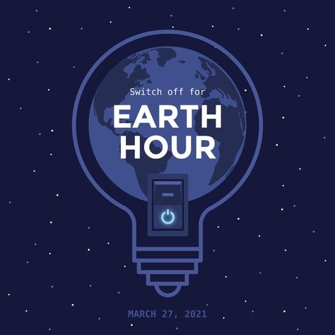 Flat design earth hour light bulb Vector Earth Hour Poster Design, Earth Hour Poster, Diwali Graphics, Earth Hour Day, Creative Plates, Planet Graphic, Earth Day Drawing, Globe Earth, Technology Posters