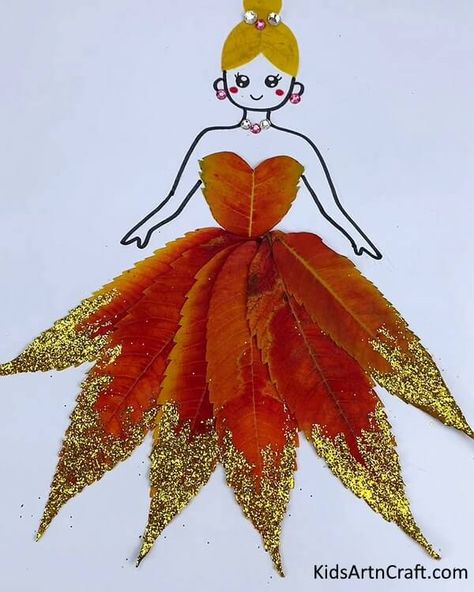 Leaf People Art, Leaf Fairy Craft, Art Projects With Leaves, Leaf People Craft For Kids, Leaves Arts And Crafts For Kids, Autumn Drawing Ideas Easy, Leaf Art Kids, Autumn Craft Ideas For Kids, Leaf Projects For Kids