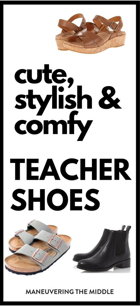 Comfortable Shoes For Teachers, Comfortable Work Shoes Women, Shoes For Teachers, Best Shoes For Teachers, Cute Comfy Shoes, Teacher Shoes Comfortable, Teaching Shoes, Cute Teacher Outfits, Teacher Shoes