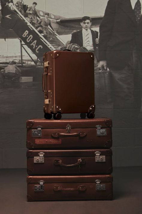 Since 1897, Globe-Trotter's Original suitcase has symbolised timeless allure and iconic status, accompanying pioneers to the South Pole and the summit of Mount Everest. Today, our 4-wheel Carry-On offers a modern interpretation for contemporary travellers. #MyGlobeTrotter #GlobeTrotter1897 Globe Trotter Luggage, Trotter, Carry On Luggage, South Pole, Globe Trotter, Old Money, The South, Airlines, Mount Everest