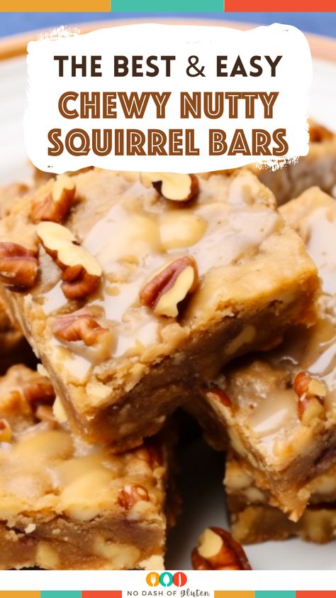 Chewy Nutty Squirrel Bars Recipe, Nutty Squirrel Bars, Chewy Nut Bars, Prayer Bars Recipe, Chewy Nutty Squirrel Bars 12 Tomatoes, Mixed Nut Bars Recipe, Nutty Dessert Recipes, Squirrel Bars Recipe, Squirrel Nut Bar