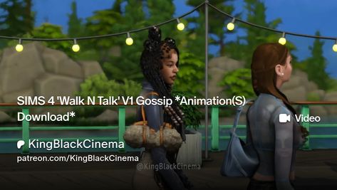 SIMS 4 'Walk N Talk' V1 Gossip *Animation(S) Download* | KingBlackCinema Sims 4 Couple Animations, Sims4 Animations, Wickedwhims Sims 4 Animations, Sims 4 Cc Animations, Sims Animations, Sims 4 Animations, Walking Animation, 4 Poses, Heart Logo