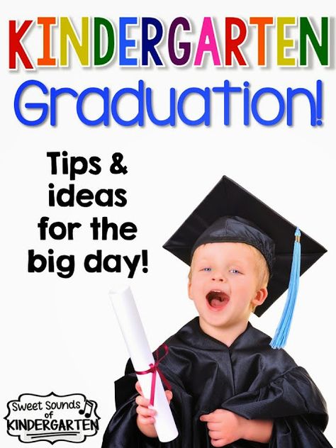 Sweet Sounds of Kindergarten : Kindergarten Graduation & End of the Year Ideas! Homeschool Graduation Ideas, Kindergarten Graduation Programs, Kindergarten Graduation Themes, End Of The Year Ideas, Graduation Tips, Kindergarten Graduation Pictures, Kindergarten Graduation Ceremony, Kindergarten Graduation Ideas, Kindergarden Graduation