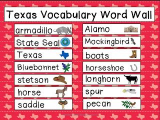 Make it for each domain for math concepts. Texas Week Preschool, Texas Themed Bulletin Boards, Texas Symbols Kindergarten, Texas Kindergarten Teks, 1st Grade Calendar, Texas Activities, Texas Symbols, Regions Of Texas, Texas Crafts