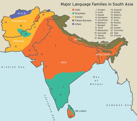 Dravidian identification  The Indus Valley civilisation (2,600-1,900 BCE) is often identified as having been Dravidian. Cultural and linguistic similarities have been cited by researchers Henry Heras, Kamil Zvelebil, Asko Parpola and Iravatham Mahadevan as being strong evidence for a proto-Dravidian origin of the ancient Indus Valley civilization Social Geography, India World Map, Dravidian Languages, Middle East Map, Language Map, Historical India, Andaman Islands, Unique Facts, Imaginary Maps