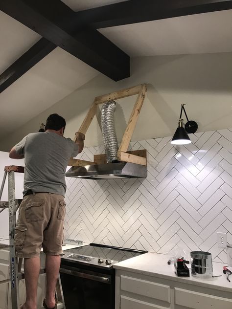 Hanging Range Hood Over Island, Kitchen Hood Ideas Vaulted Ceiling, Kitchen Hood On Vaulted Ceiling, Kitchen Range Hood Ideas Vaulted Ceiling, Vent Hood Vaulted Ceiling, Kitchen Vent Hood Ideas Vaulted Ceiling, Range Hood With Vaulted Ceiling, Hood Kitchen, Range Hood Vaulted Ceiling