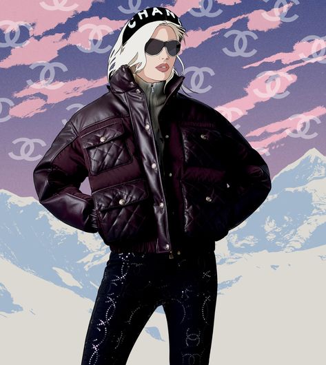 Chanel Coco Neige, Chanel Men, Chanel Fashion Show, Retro Sportswear, Chanel Official Website, Quilt Jacket, 2022 Fashion, Chanel Fashion, Fall 2022