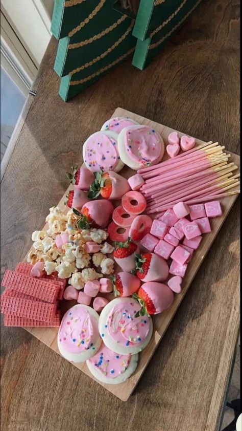 candy, charcuterie board, popcorn, starbursts, pink, chocolate covered strawberries, strawberries, peach rings, cookies, sugar cookies #VeganVows-WeddingMenu Peach Rings, Chocolate Covered Strawberries, Grocery Lists, Wedding Vows, Wedding Menu, Charcuterie Board, Food App, Food Waste, Chocolate Covered