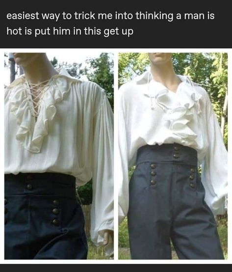 Poet Blouse, Poet Shirt, Vintage Steampunk, Prom Outfits, Hair Clothes, Character Outfits, Long Pants, Get Up, New Outfits