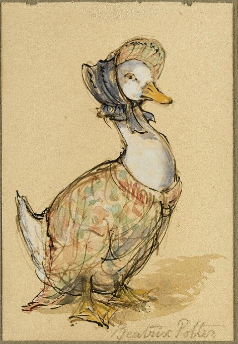 Beatrix Potter Illustrations, Beatrice Potter, Peter Rabbit And Friends, Storybook Art, Potter Art, A Duck, Beatrix Potter, Woodland Creatures, Peter Rabbit