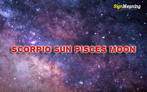 Scorpio Sun Pisces Moon, Moon Personality, Personality Compatibility, Sun In Scorpio, Religion And Spirituality, The Scorpio, Sign Meaning, Pisces Moon, Virgo Moon