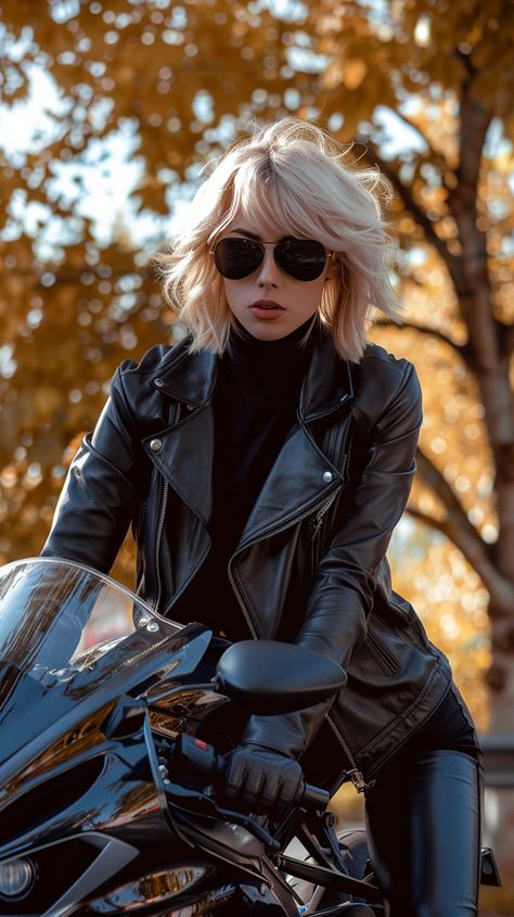 #Wallpapel #Woman #Motorcycle #Fashion Woman On A Motorcycle, Female Biker Photoshoot, Woman Motorbike, Motorcycle Poses, Motorcycle Photoshoot, Womens Motorcycle Fashion, Woman Motorcycle, Motorcycle Fashion, Biker Photography