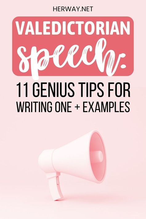 Don’t miss these key tips on how to write a memorable valedictorian speech, and what things you should pay special attention to + speech examples. How To Write A Graduation Speech, How To Write A Good Speech, How To Start A Speech, Valedictorian Speech, Speech Examples, Speech Topics, Farewell Speech, Graduation Speech, Tips For Writing