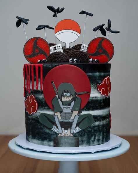 Naruto Party Ideas, Naruto Cake, Naruto And Boruto, Bolo Naruto, Naruto Birthday, Anime Cake, Simple Cake Designs, 18th Birthday Cake, Anime Crafts