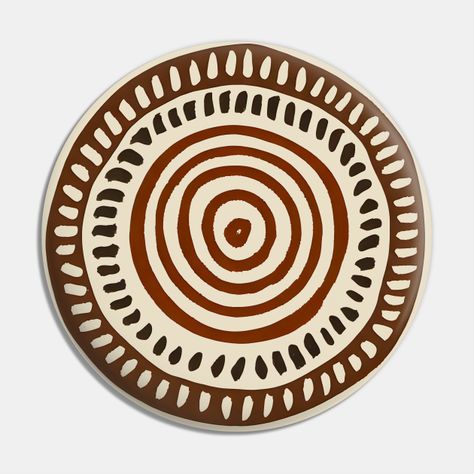 Boho circle design with elements from traditional african mudcloth patterns. -- Choose from our vast selection of pins to match with your desired size to make the perfect custom pin. Pick your favorite: Movies, TV Shows, Art, and so much more! Available in small and large. Perfect to wear or to decorate your bag or backpack with. Mud Cloth Pattern, Crop Top Sewing Pattern, Diy Skirts, Indian Wall Art, African American Wall Art, African Pattern Design, Ballerina Wall Art, African Wall Art, African Mudcloth