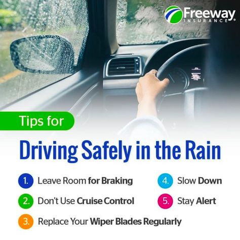 Road Safety Tips, Driving In The Rain, Car Safety Tips, Digital Marketing Facts, Safe Cars, Car Repair Service, Driving Safety, Car Advertising, Road Safety