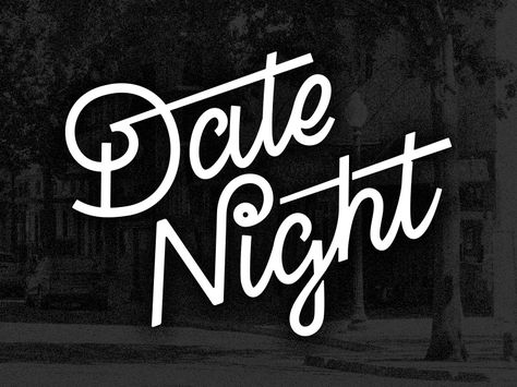 Date Night Date Typography, Date Night Alphabet, Letter A Date Night, Logos Ideas, Coffee Shop Logo, Typography Love, Online Logo, Weird Words, Script Lettering