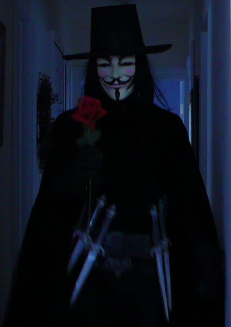 V For Vendetta, Hi Guys, A Mask, The Movie, In The Dark, Mask