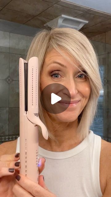 Big Curls Bob Hair, How To Curl Long Hair With Lange Le Duo, Lange Duo Curls, Lange Curling Iron, How To Do Beach Waves On Short Hair, Short Hair Mermaid Waves, Lange Hair Tools Le Duo Tutorial, How To Curl Beach Waves Short Hair, L’ange Hair Tutorial