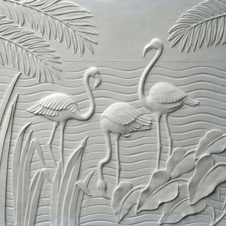 Browse into our collection of ready-to-install panels Pop Carving, Wallpaper Design Texture, 3d Relief Art, Compound Wall Design, Drywall Art, Gond Painting, Stone Wall Design, Plaster Wall Art, 3d Cnc