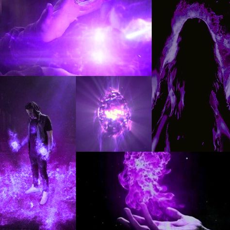 Witch Aesthetic Character, Purple Superpowers, Purple Magic Aesthetic, Space Magic, Aesthetic Character, Dr Marvel, Purple Space, Purple Magic, Elemental Magic