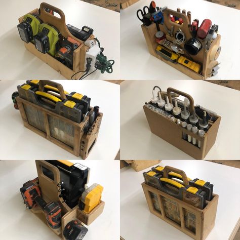 Table Saw Blade Storage, Drill Bit Storage Tool Box, Rigid Tool Box Organization, Tool Box With Plug Ins, 3d Printed Tool Box Organizer, Toolbox Ideas, Tool Box Organazation, Tool Box Diy, Wood Tool Box