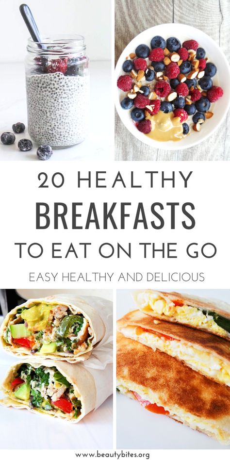 Easy Healthy Breakfast Recipes, Heart Healthy Breakfast, Healthy Breakfast Burrito, Healthy Breakfast On The Go, Overnight Recipes, Muffins Healthy, Healthy Pancakes, Prep Breakfast, Breakfast Wraps