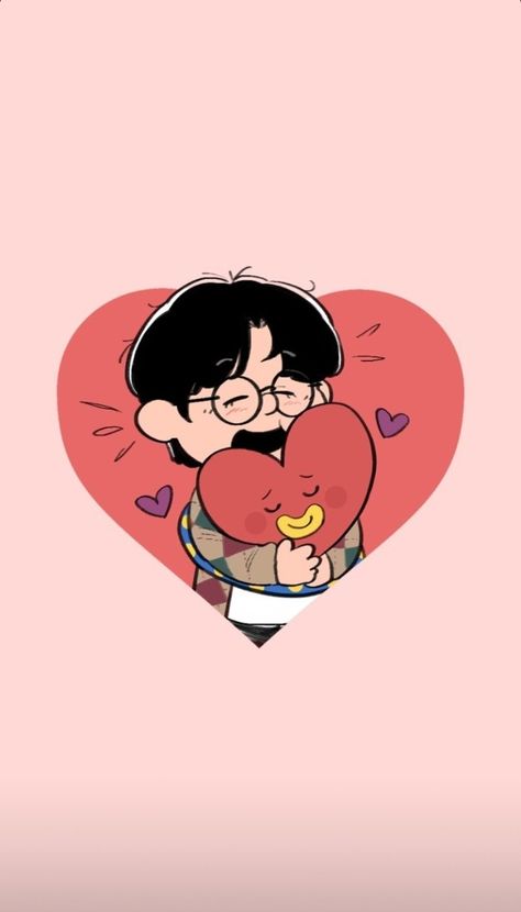 Bts21 Characters, Tata Bt21 Wallpaper, Taehyung Fanart, Cocoppa Wallpaper, Kim Taehyung Wallpaper, Bts Drawings, Phone Wallpaper Patterns, Bts Chibi, Cute Anime Pics