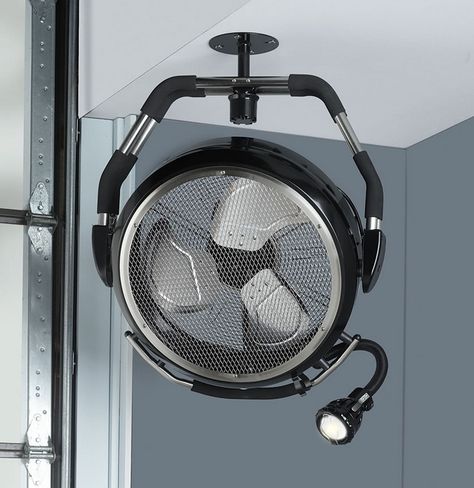 Garage Fan Ideas, Christmas Foyer Decor, Easy Garage Storage, Garage Fan, Fan Ideas, Fans Ceiling, Aigle Royal, Misting Fan, New Kitchen Gadgets