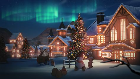 Christmas Landscape Wallpaper Laptop, Anime Christmas Wallpaper Desktop, Christmas Pc Wallpaper Aesthetic, Anime Christmas Background, Winter Background Desktop, Christmas Landscape Wallpaper, Christmas Wallpaper Laptop Hd, Christmas Wallpaper Landscape, Christmas Pc Wallpaper