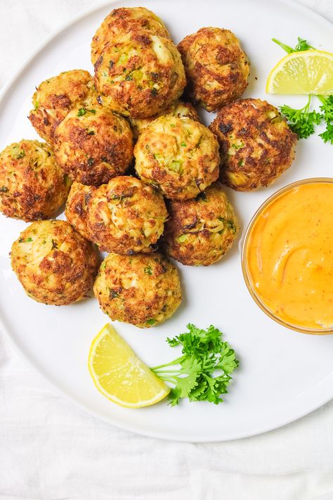 Creole Crab Cake Bites - Tony Chachere's Crab Cake Bites, Shrimp Bbq Recipes, Shrimp Boil Recipe, Bbq Shrimp, Boiled Food, Crab Boil, Crab Cake, Shrimp Boil, Cake Bites