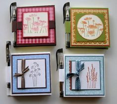 Craft Fair Ideas To Sell Paper, Stampin Up Craft Fair Ideas To Sell, Post It Holder, Note Pad Holder, Post It Note Holders, Notes Craft, Bazaar Ideas, Notes Ideas, Fun Cards