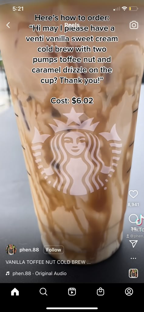 Starbucks Espresso Drinks Iced Coffee, Starbucks Recipes Hot Drinks, Starbs Drinks, Starbucks Iced Coffee Drinks, Starbies Drinks, Starbucks Drink Menu, Coffee Orders, Starbucks Secret Menu Recipes, Cold Starbucks Drinks