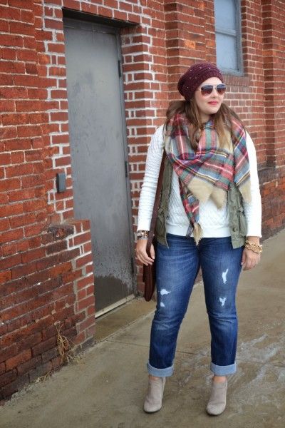 How to Wear Boyfriend Jeans Without Feeling Schlumpy | THE REFINERY Plus Size Winter Outfits, Plus Size Fall Outfit, Plus Size Fall Fashion, Plus Size Fall, Outfit Jeans, Mode Casual, Autumn Outfits, Fall Clothes, Outfit Trends