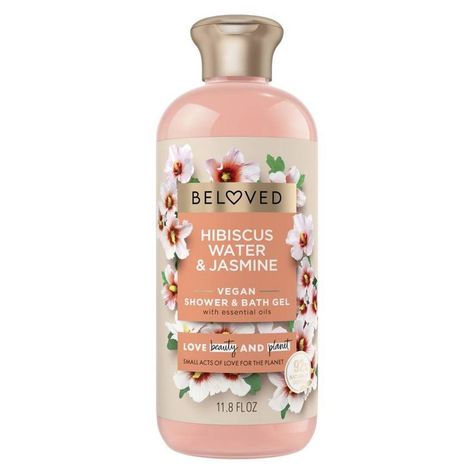 Beloved Hibiscus Water and Jasmine Shower & Bath Gels - 11.8 fl oz in 2022 | Bath gel, Paraben free products, Jasmine body wash Jasmine Body Wash, Hibiscus Water, Soap Label Design, Beauty And Planet, Bath And Body Work, Acts Of Love, Soap Labels, Bath Gel, Bath And Body Care