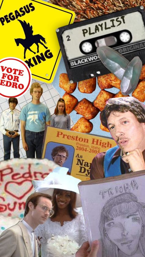 Napoleon Dynamite Tots, Napoleon Dynamite Graduation Cap, Napoleon Dynamite Memes, Napoleon Dynamite Poster, Napoleon Dynamite Aesthetic, Noteful App, Hipness Purgatory, Teenage Aesthetic, Ramona And Beezus