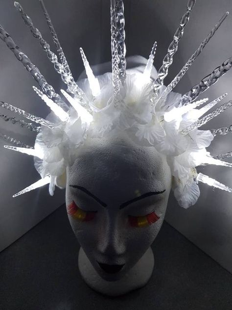 Ice Crown, Ice Queen Costume, Frozen Jr, Crown Headdress, Witch Queen, Holloween Costume, Queen Costume, Frozen Inspired, Frozen Princess