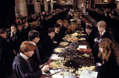 You Can Eat Breakfast at Hogwarts, So Everything Is Beautiful and Nothing Hurts Harry Potter Witch, Daniel Radcliffe Emma Watson, Harry Potter Studio Tour, Matthew Lewis, Harry Potter Studios, Ronald Weasley, Harry Potter Food, Harry Potter Birthday Party, Hogwarts Aesthetic