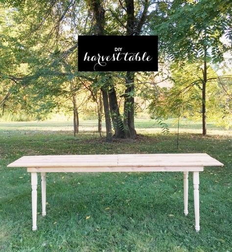 DIY 10-Foot Harvest Table for under $80 Harvest Table Diy, Outdoor Harvest Table, Narrow Patio Ideas, Patio Table Centerpiece, Refurbished Table, Cheap Patio Furniture, Table Centerpieces Diy, Adirondack Furniture, Diy Dining Room