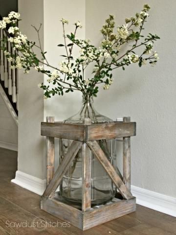 Deco Marine, Diy Holz, Talk Of The Town, Diy Farmhouse Decor, Easy Diy Projects, Furniture Projects, Furniture Plans, Decor Diy, Glass Jars