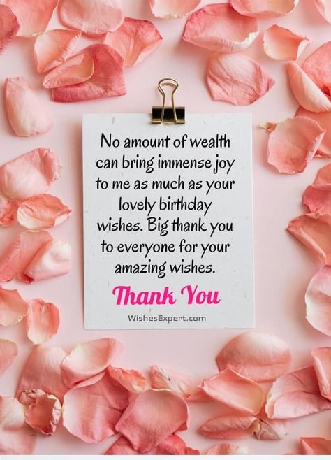 Thank You Messages For Birthday Wishes Birthday Appreciation Message, Messages For Birthday, Birthday Wishes Reply, Best Thank You Message, Office Quotes Wall, Happy Birthday Captions, Thanks Messages, Thank You For Birthday Wishes, Happy Birthday For Her