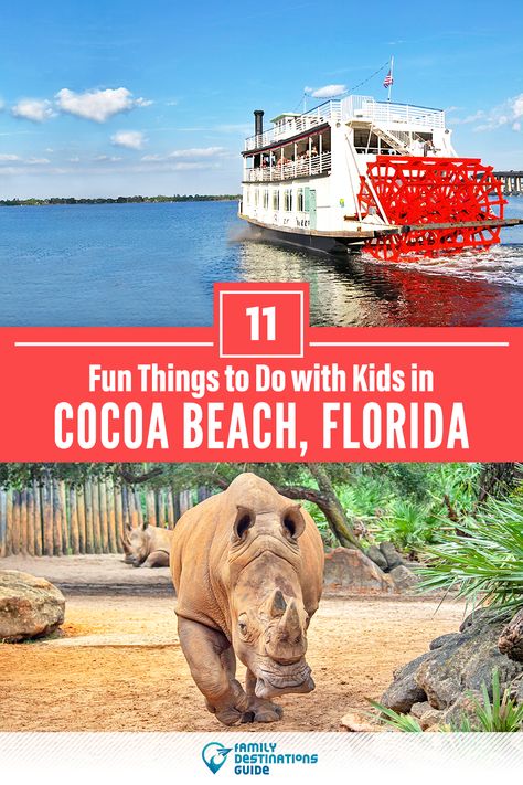 Dreaming about a family vacation to Cocoa Beach, FL and looking for things to do? We’re FamilyDestinationsGuide, and we’re here to help: Discover the most fun things to do in Cocoa Beach with kids - so you get memories that last a lifetime! #cocoabeach #cocoabeachthingstodo #cocoabeachwithkids #cocoabeachactivities Coco Beach Florida, Cocoa Florida, Beach With Kids, Cocoa Beach Florida, Things To Do In Florida, Family Beach Trip, Ultimate Bucket List, Vero Beach Fl, Orlando Vacation