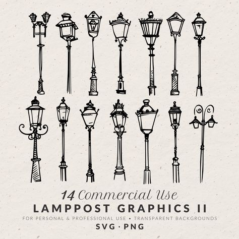 Vintage Lamp Post Drawing, Paris Lamp Post, Lantern Line Art, Lamppost Sketch, Light Pole Tattoo, Lampost Drawing, Light Post Drawing, Light Post Tattoo, Streetlight Drawing