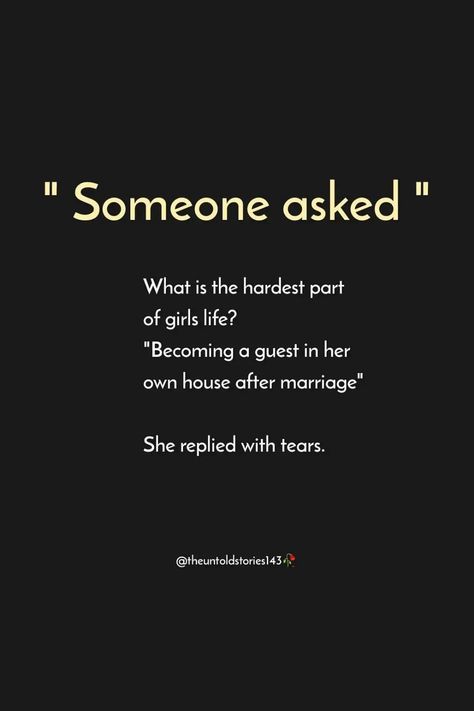 Someone Asked | What Is Hardest Part Of Girls Life? #relationship #relationshipgoals #relationshipquotes #relationshipadvice #relationshiptips Marriage Is Hard Quotes, After Marriage Quotes, Marriage Life Quotes, Marriage Girl, Life After Marriage, Life Quotes For Girls, Marriage Is Hard, Lost Quotes, Bullet Journal Quotes